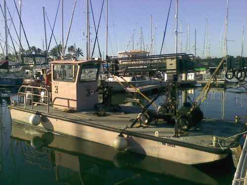 Technocrane barges alongside